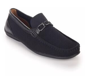 Aston Marc WALK-01 Shoes Men's Size 12 Black Mesh Driving Loafers New Box